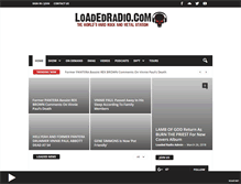 Tablet Screenshot of loadedradio.com